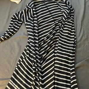Striped Duster cardigan